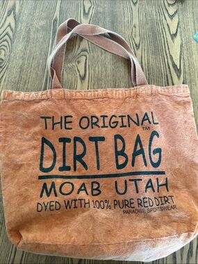 The Original Dirt Bag Tote - Orange